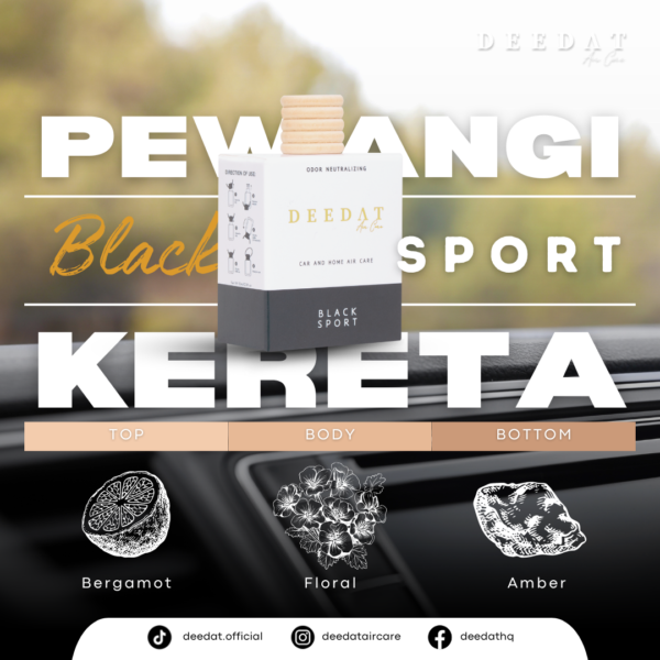 Pewangi Kereta - Black Sport - Image 4