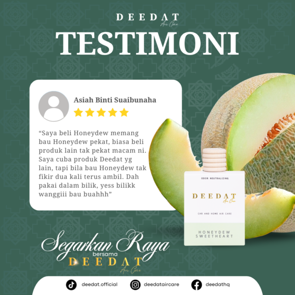 Pewangi Kereta - Honeydew Sweetheart - Image 5
